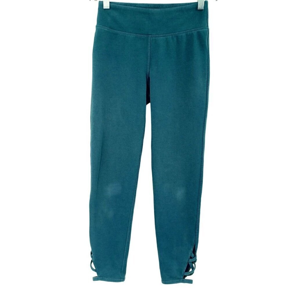 Free People Movement Cutout Ankle Legging Blue Green Women's Size XXS Athleisure